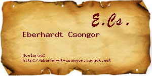 Eberhardt Csongor névjegykártya